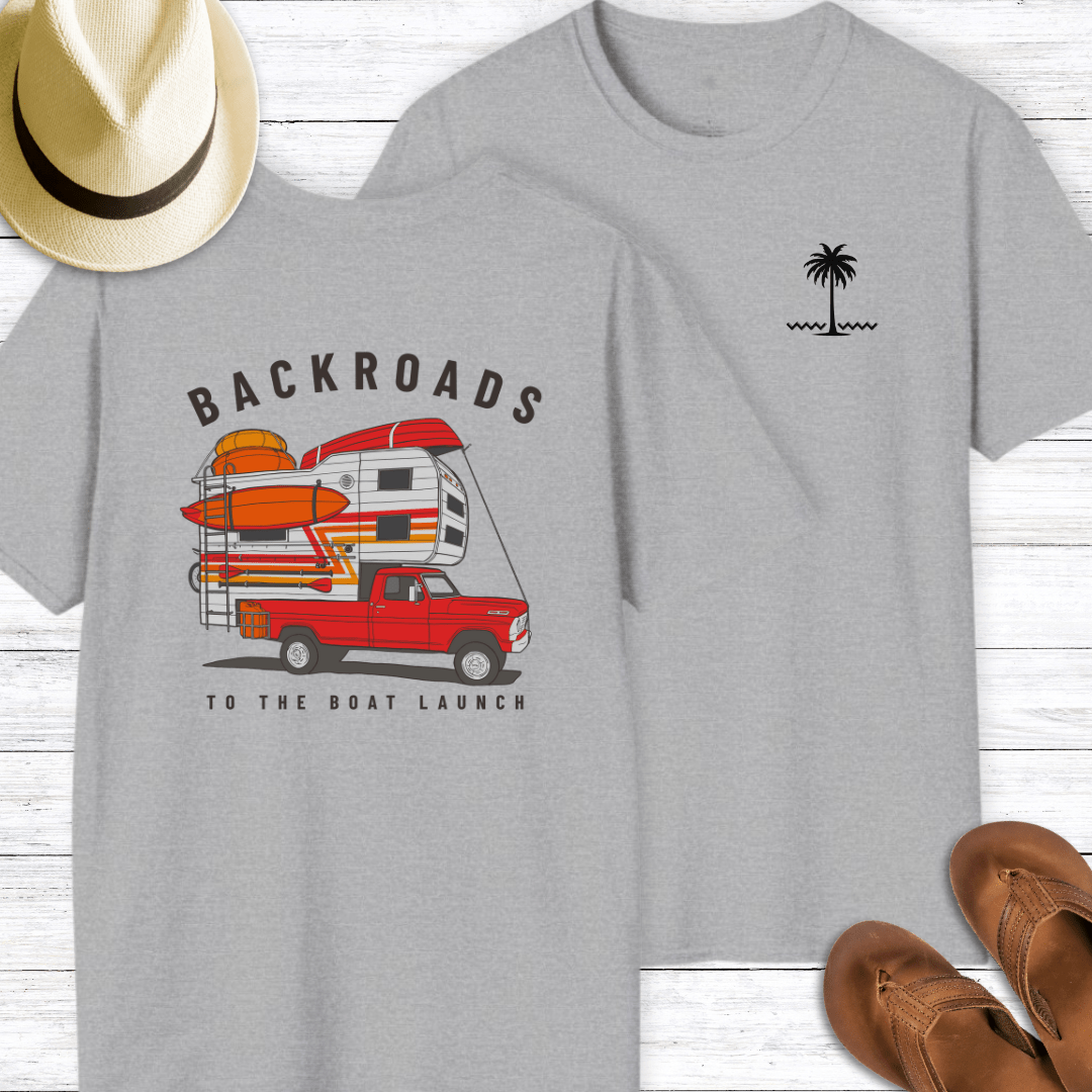 Backroads To Boat Launch T-Shirt