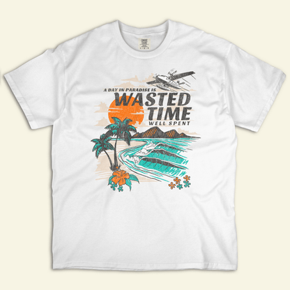 Island Time Distressed Tee