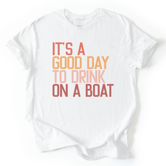 Boat Drinks Stacked T-Shirt