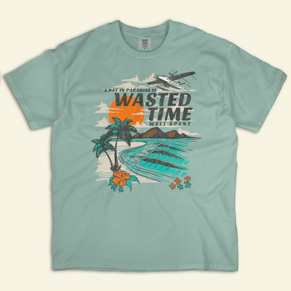 Island Time Distressed Tee