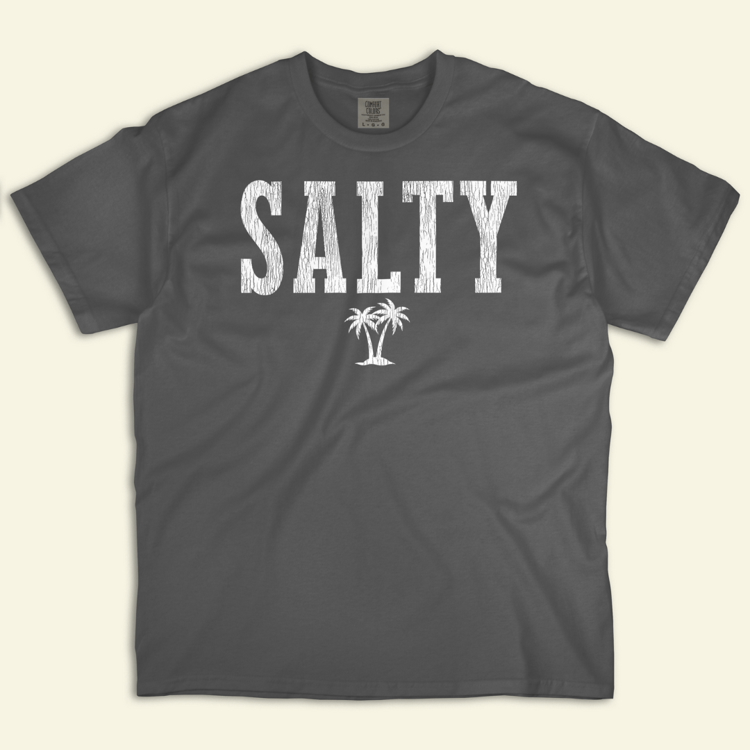 Varsity Salty Distressed Tee