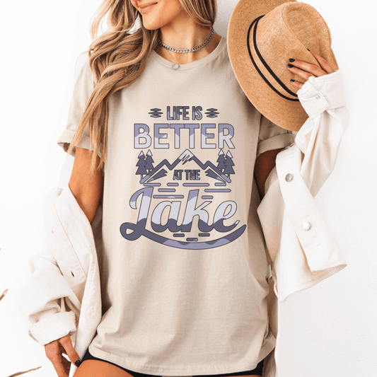 Better At The Lake Chrome T-Shirt