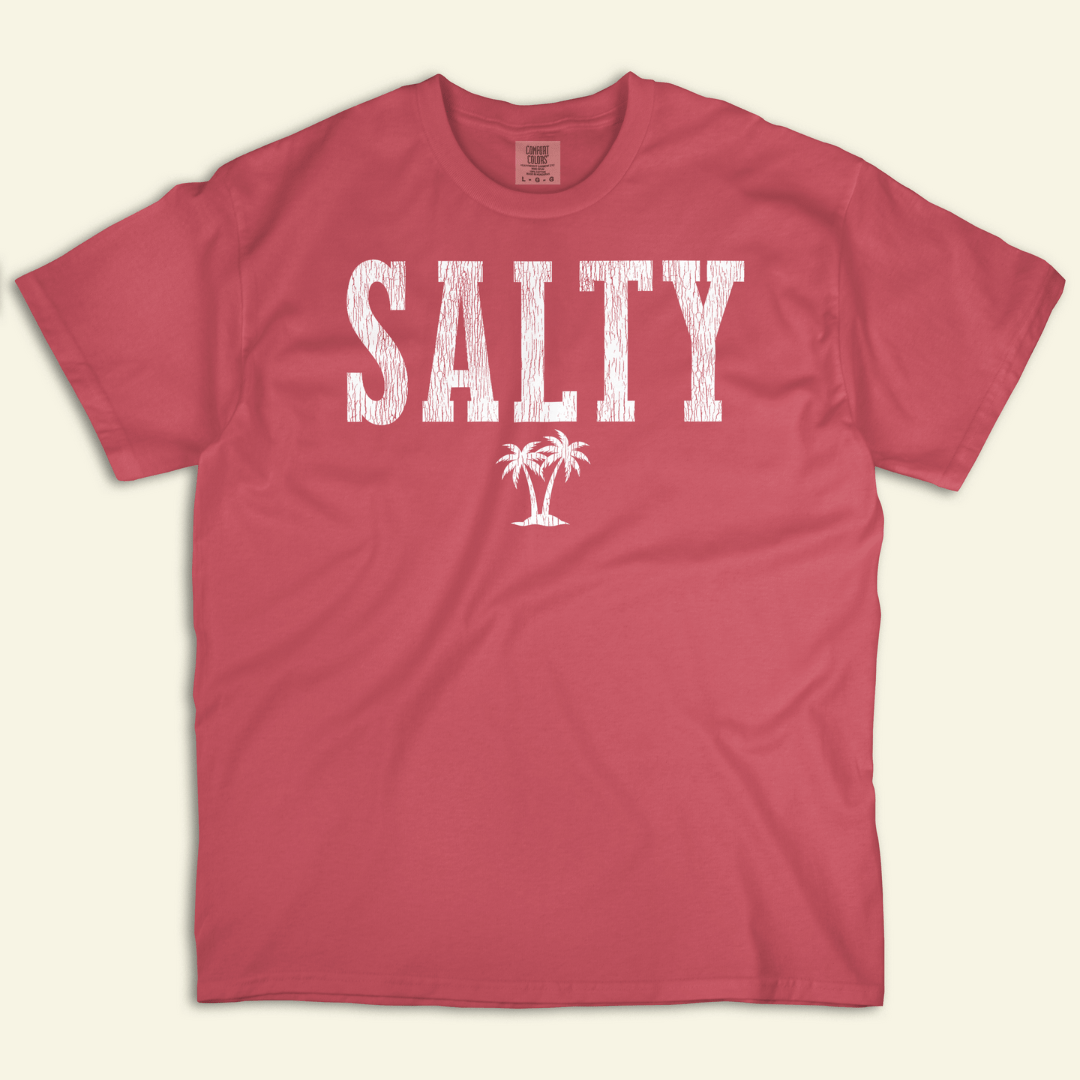 Varsity Salty Distressed Tee