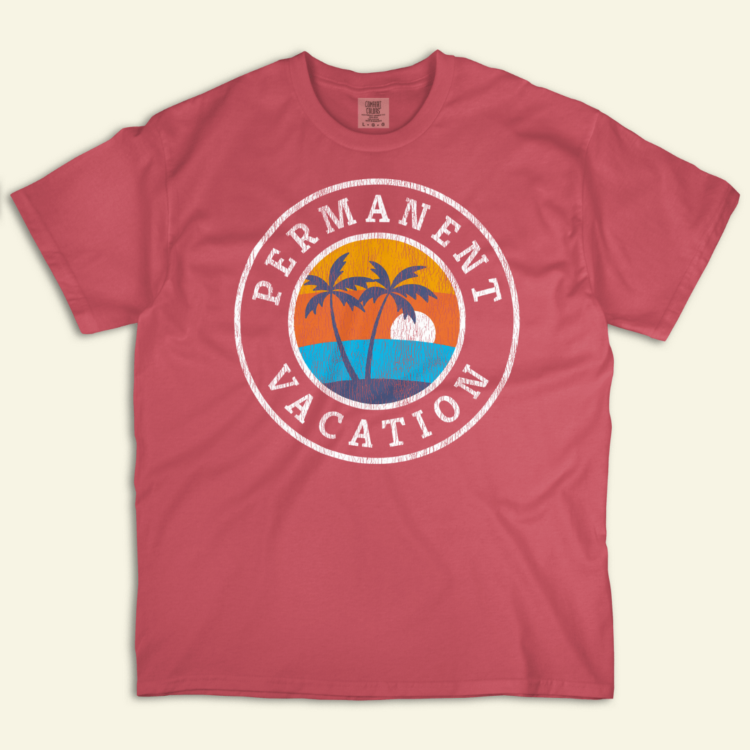 Permanent Vacation Distressed Tee