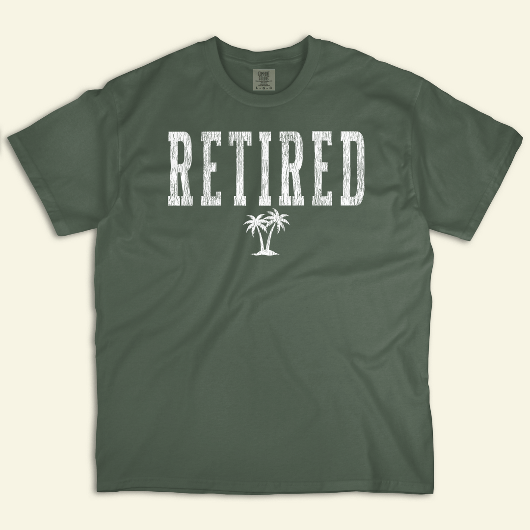 Varsity Retired Distressed Tee