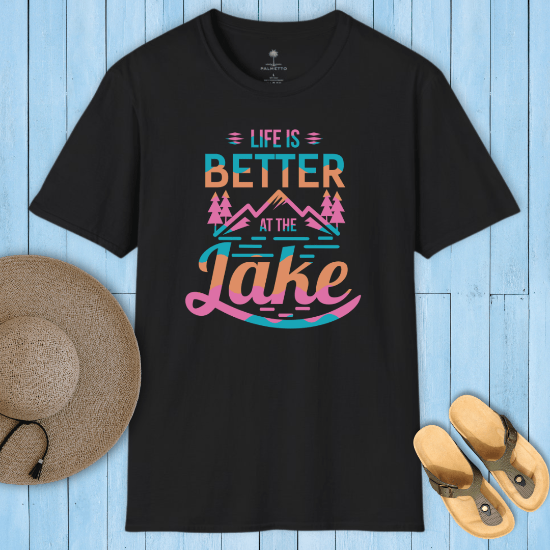 Better At The Lake Multicolor T-Shirt