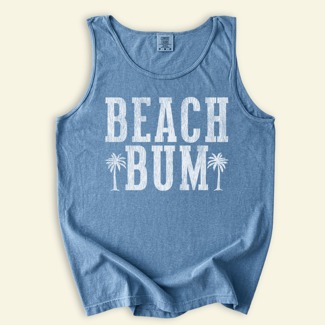Varsity Beach Bum Distressed Tank