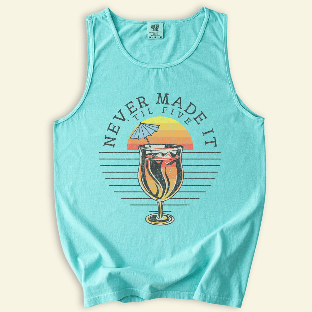 Early Pour Distressed Tank