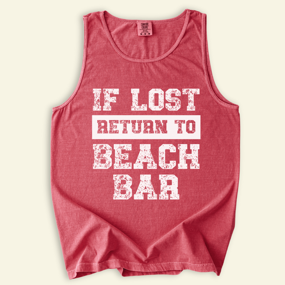 Return To Bar Distressed Tank