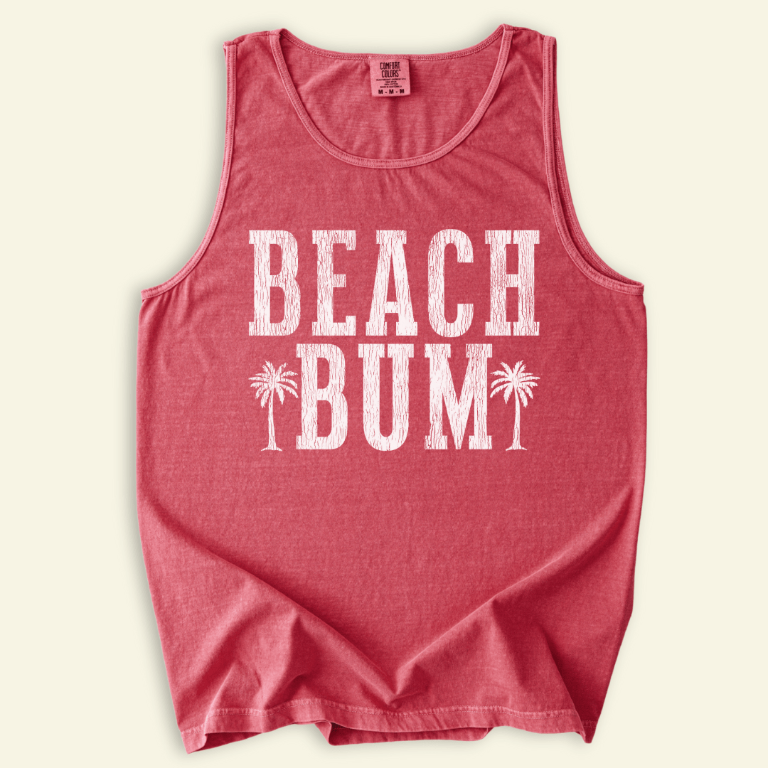 Varsity Beach Bum Distressed Tank