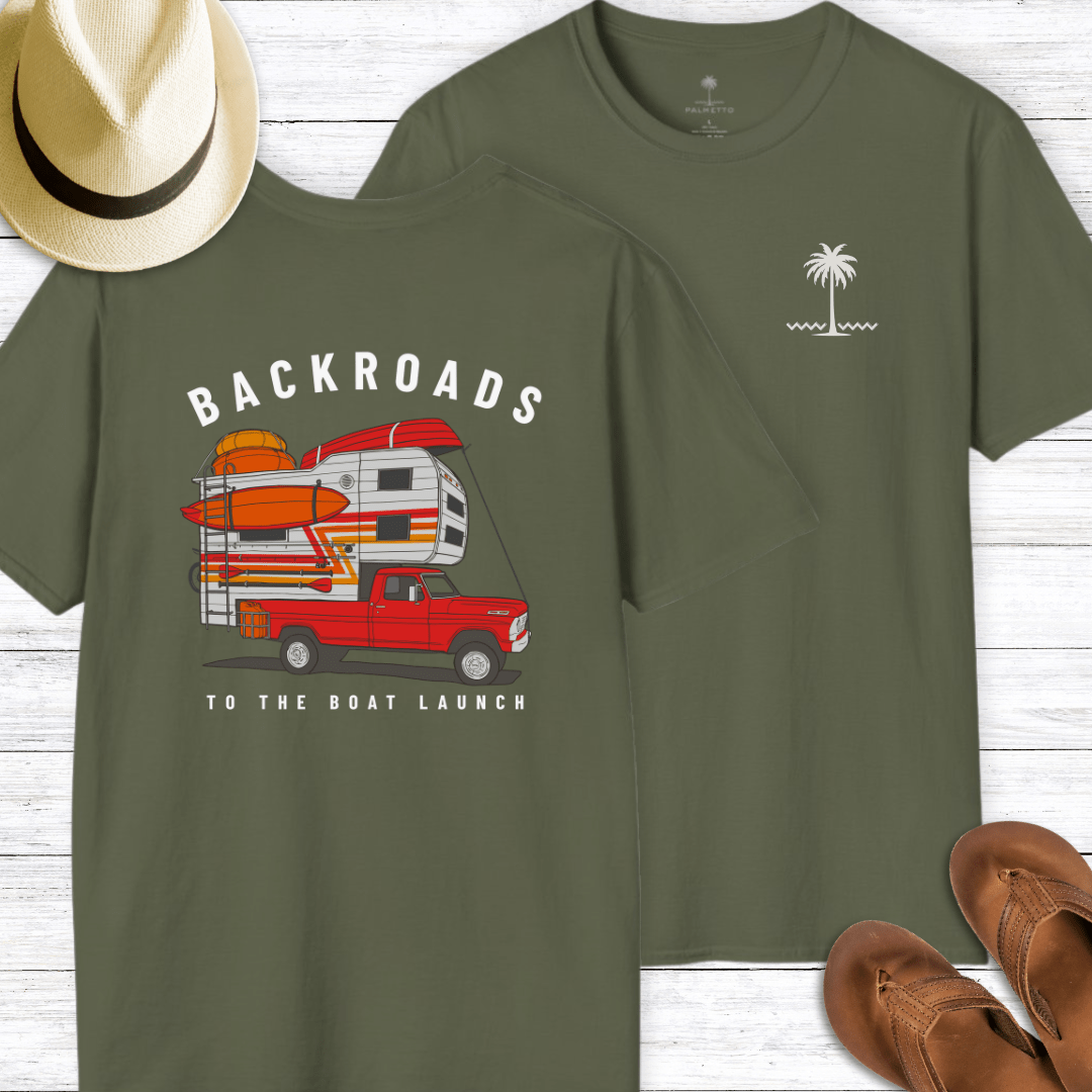Backroads To Boat Launch T-Shirt