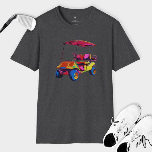 Golf Cart Modern Art | T Shirt