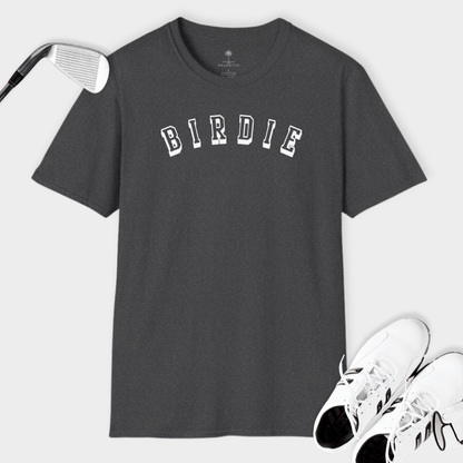 Birdie Block Text | T Shirt