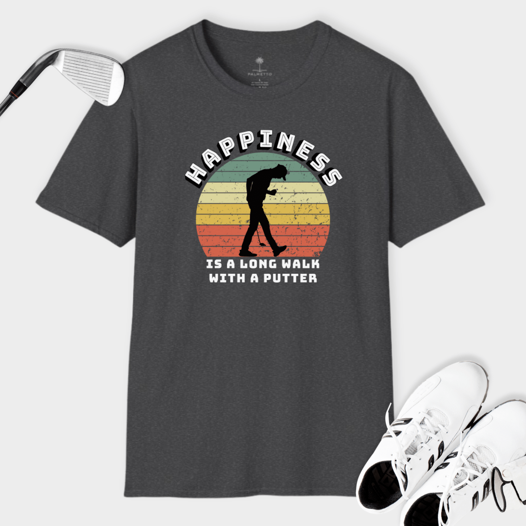 Happiness Retro Sunset | T Shirt