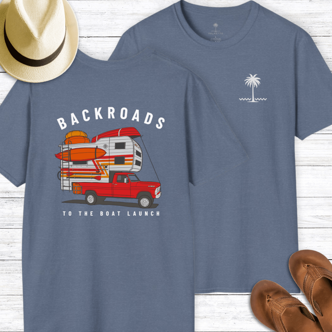 Backroads To Boat Launch T-Shirt