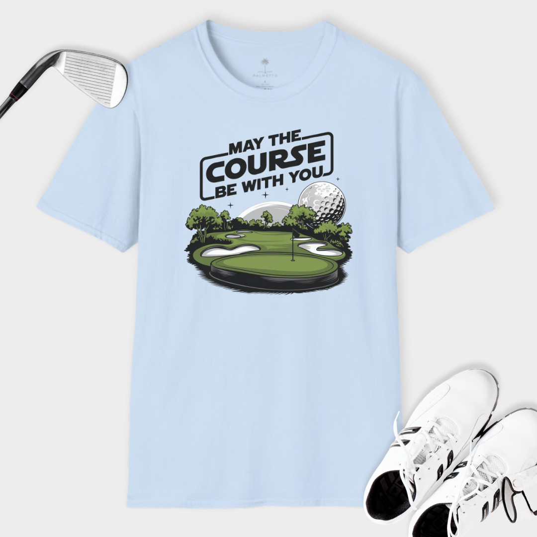 May The Course Be With You Moon | T Shirt