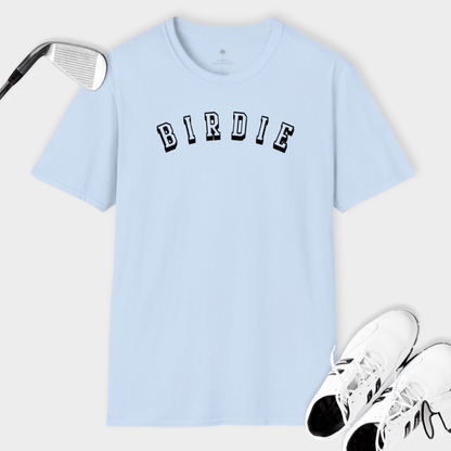 Birdie Block Text | T Shirt