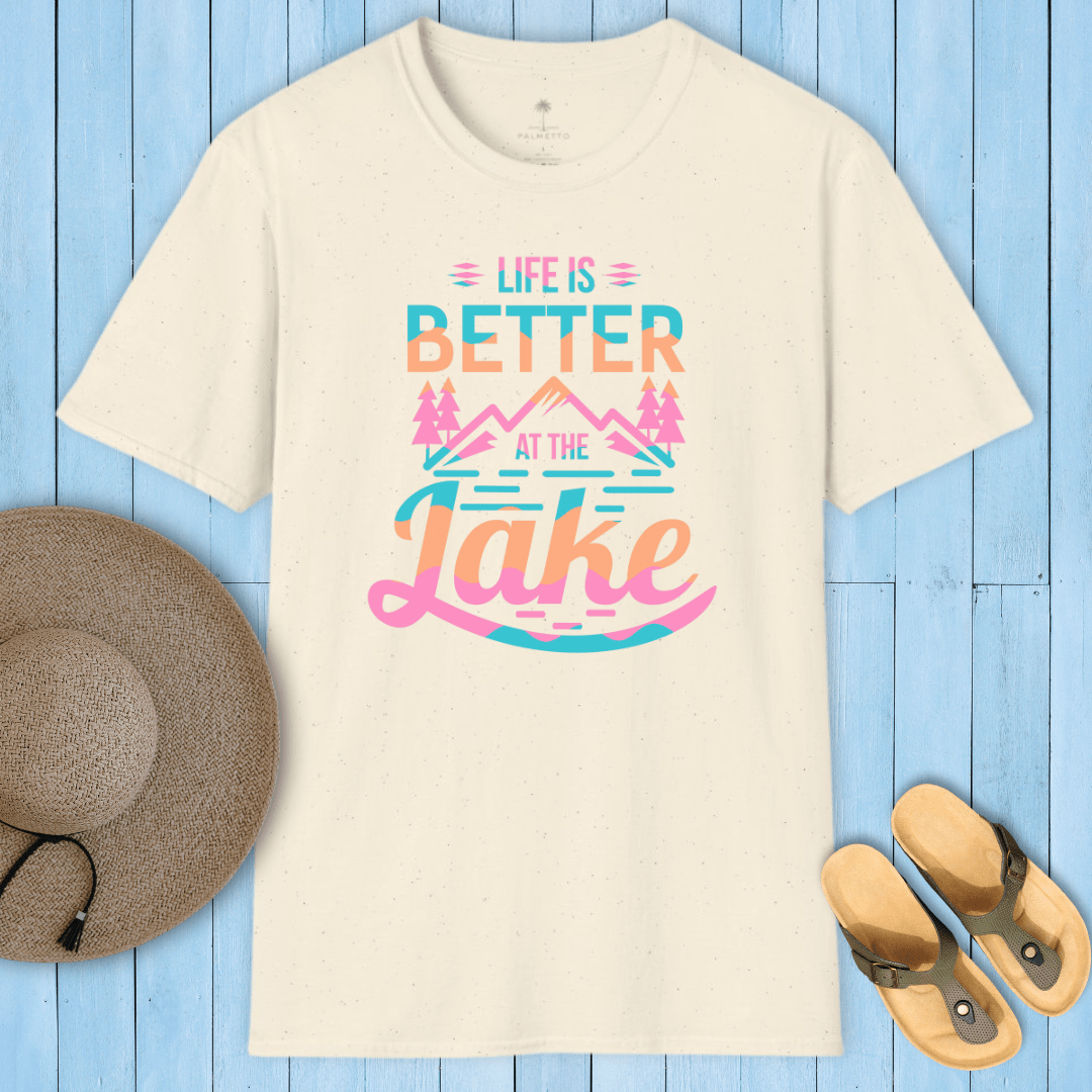 Better At The Lake Multicolor T-Shirt