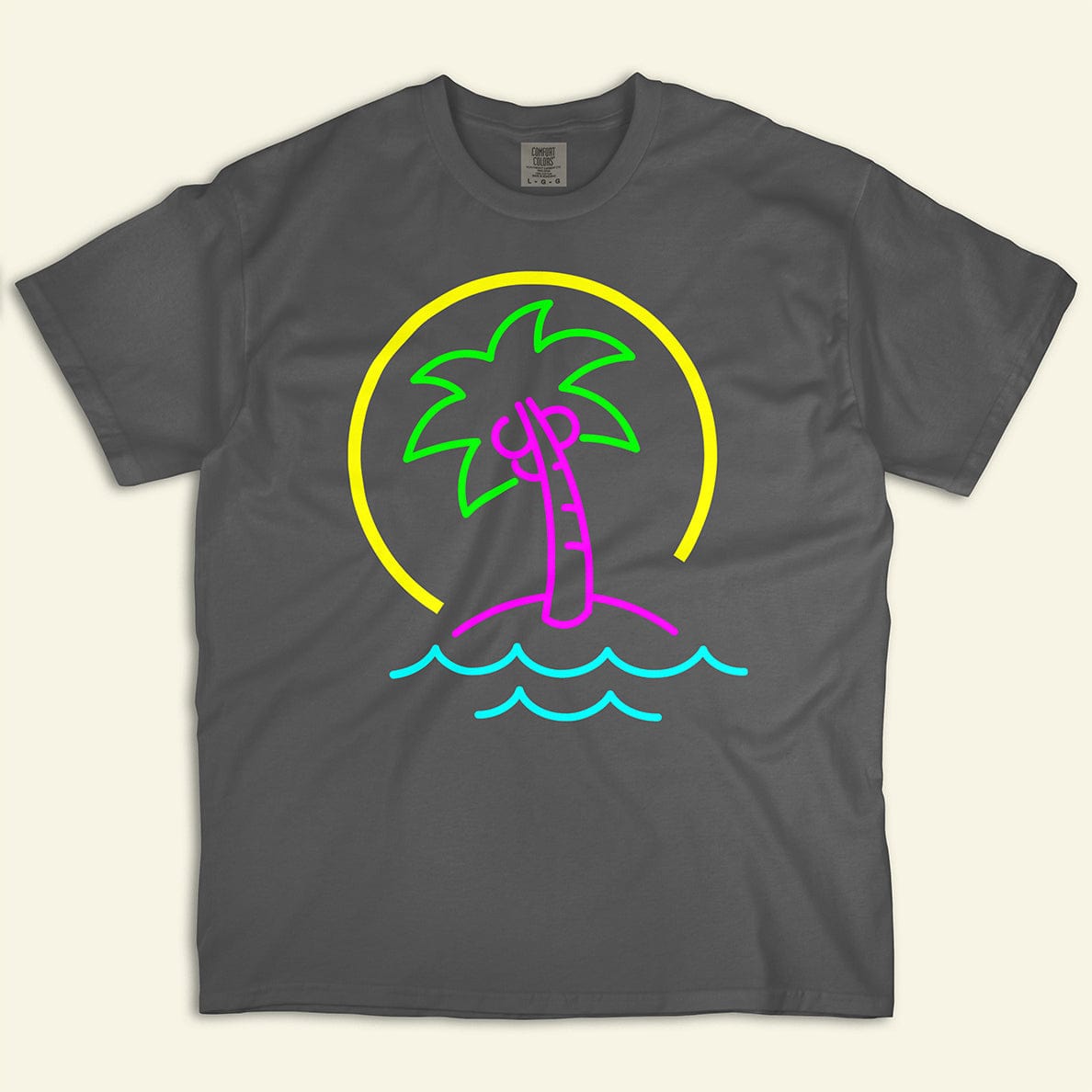 Neon Palm Tee