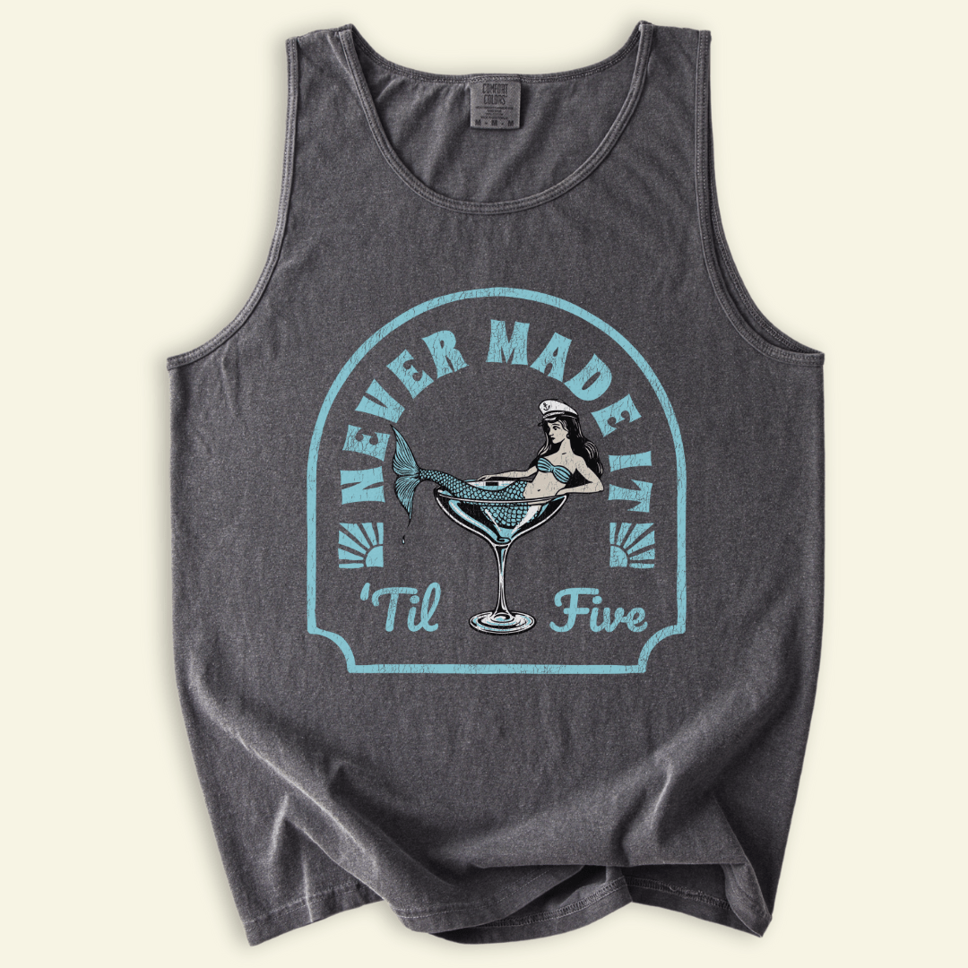 Happy Hour Siren Distressed Tank