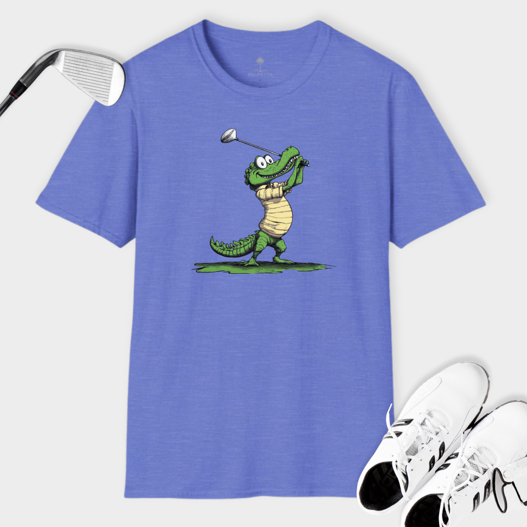 Golfing Alligator | T Shirt