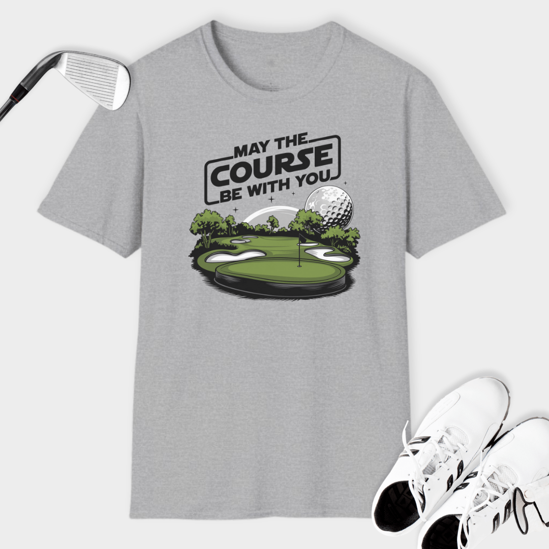 May The Course Be With You Moon | T Shirt