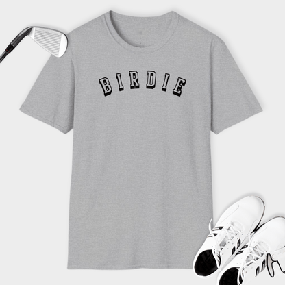 Birdie Block Text | T Shirt