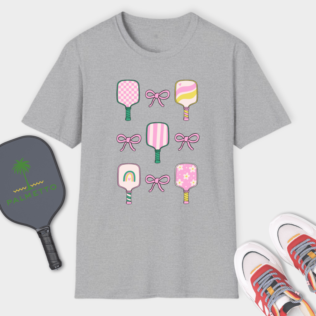 Pickleball Paddles And Bows | T Shirt