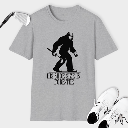 Bigfoot Shoe Size Fore-Tee | T Shirt