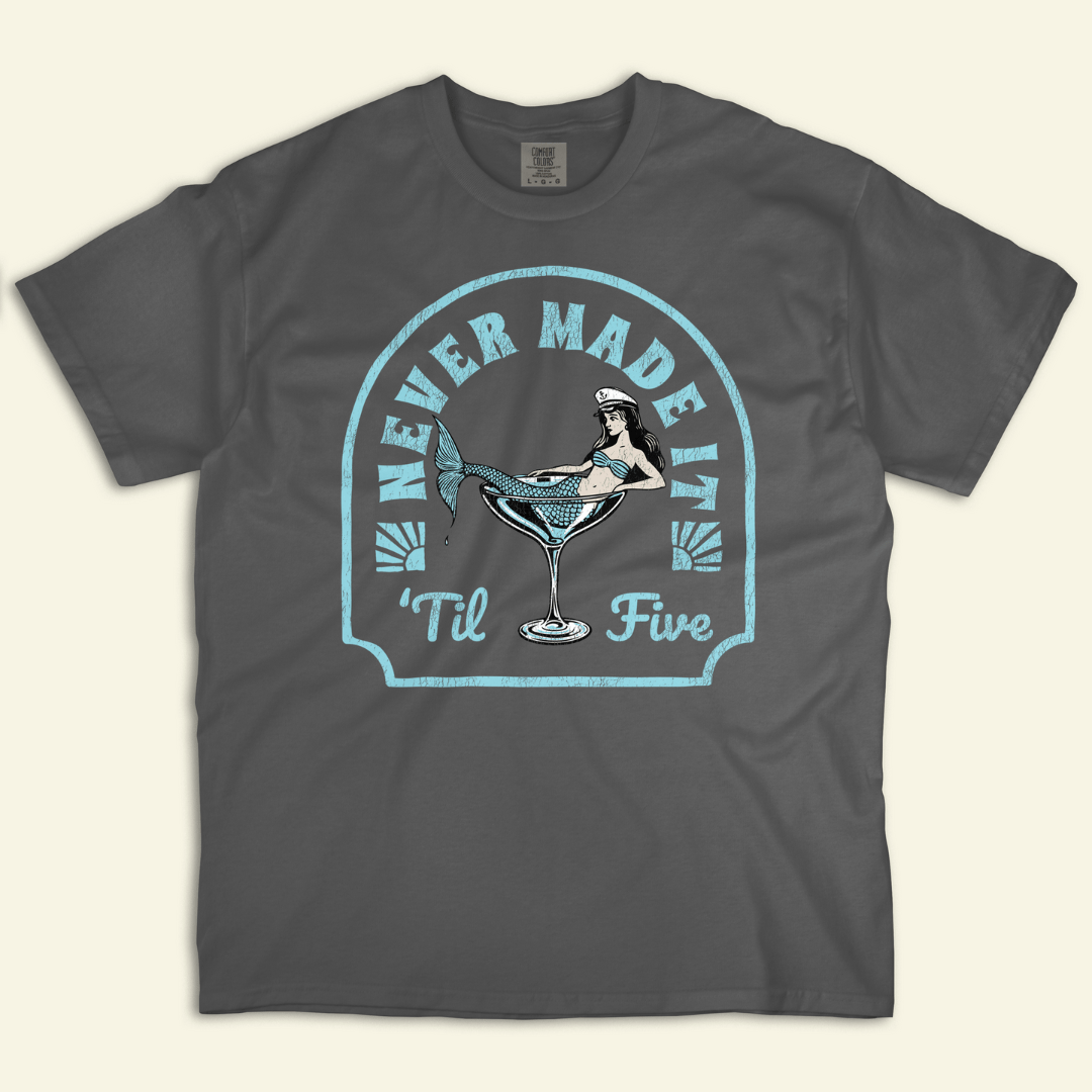 Happy Hour Siren Distressed Tee