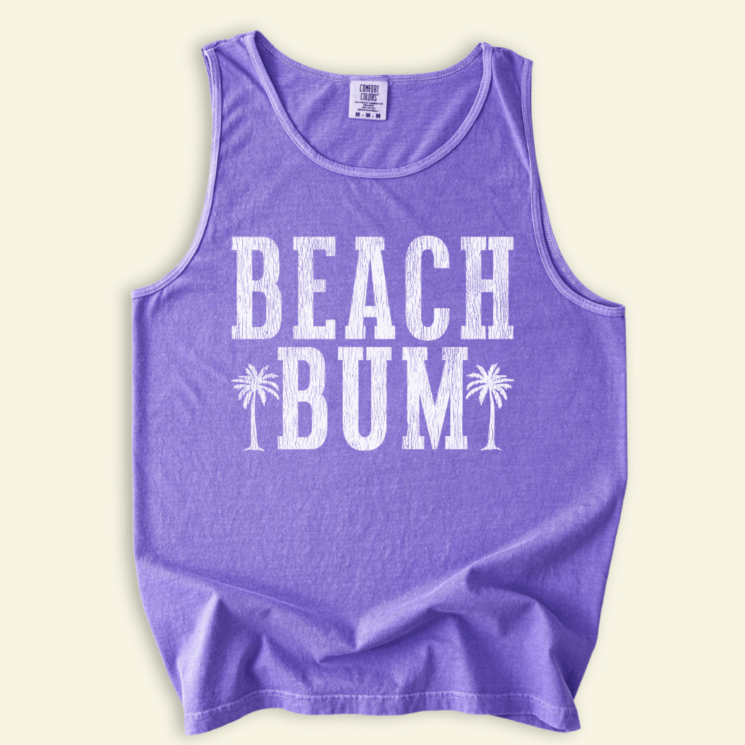 Varsity Beach Bum Distressed Tank