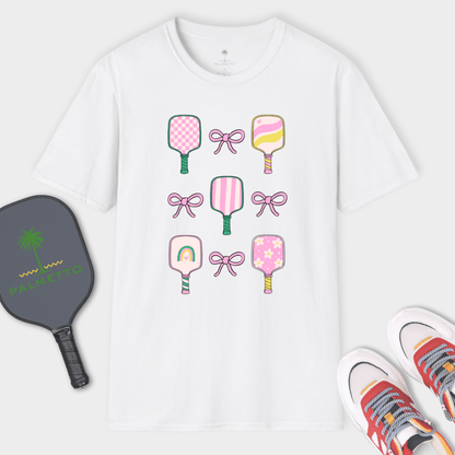 Pickleball Paddles And Bows | T Shirt