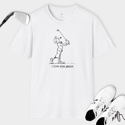 I Love This Game Cartoon | T Shirt