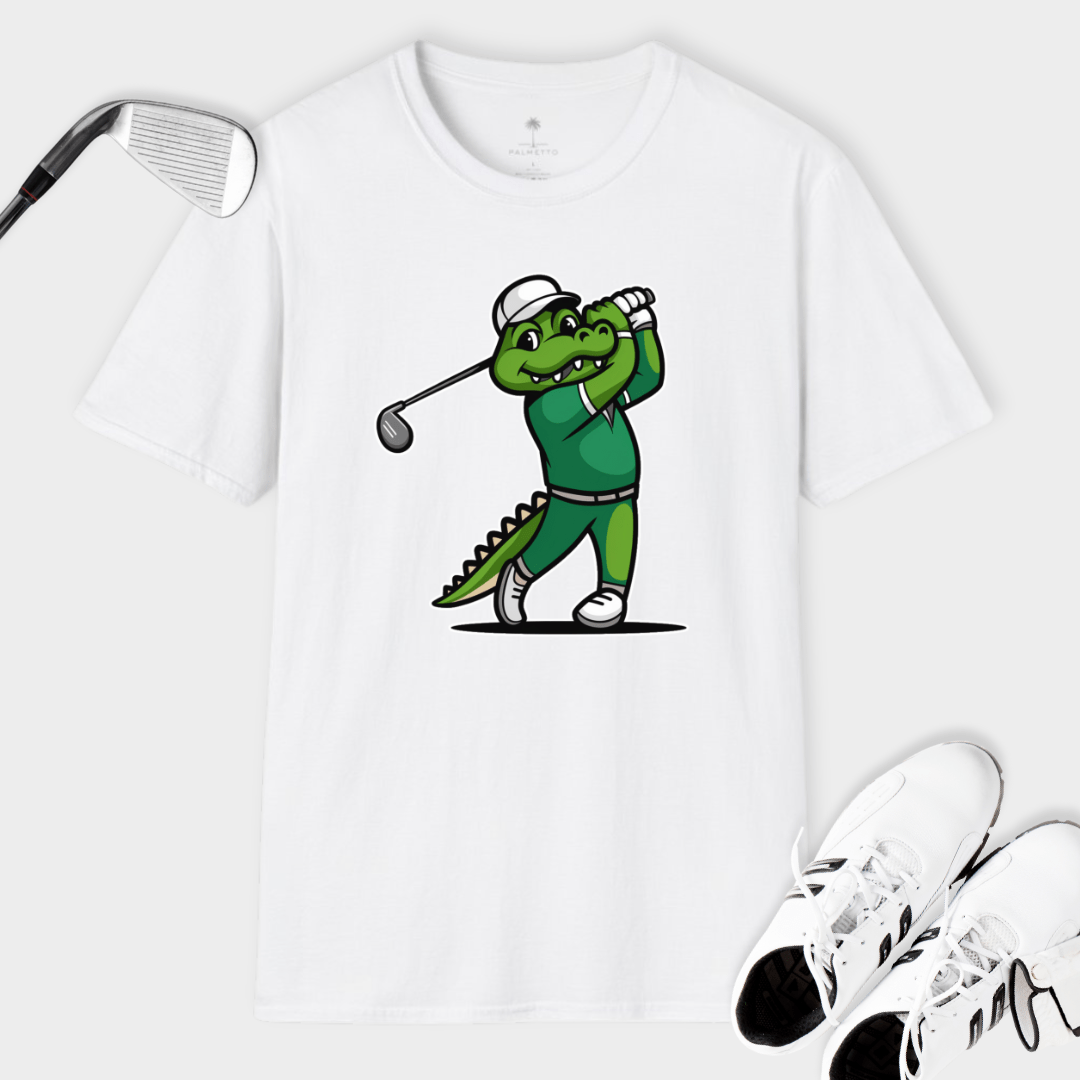 Golfing Gator | T Shirt