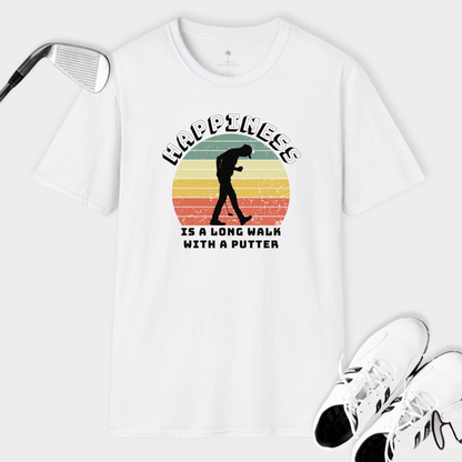 Happiness Retro Sunset | T Shirt