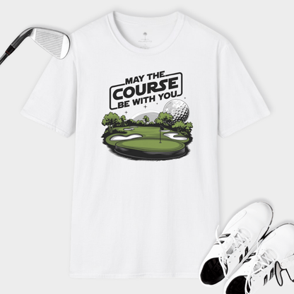 May The Course Be With You Moon | T Shirt