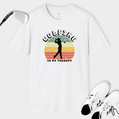 Golfing Is My Therapy M | T Shirt