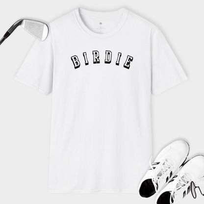 Birdie Block Text | T Shirt