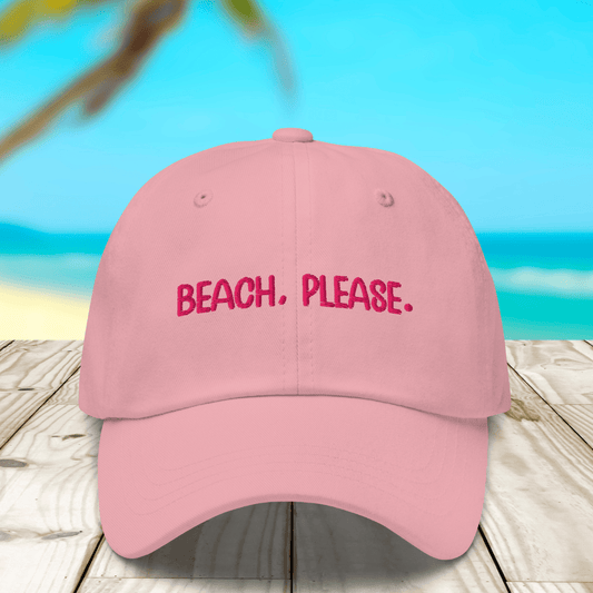 Beach Please Dad Hat